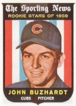1959 Topps Baseball Cards      118     John Buzhardt RS RC